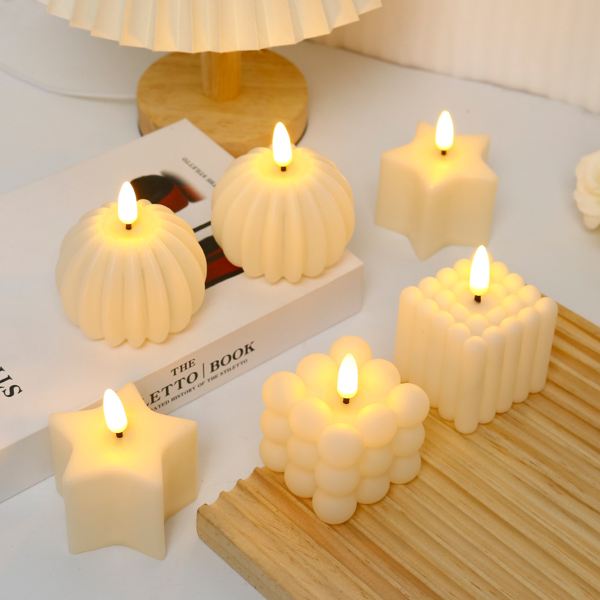 Photography Of Lighting - Lilin LED Kubus untuk Dekorasi Pernikahan,