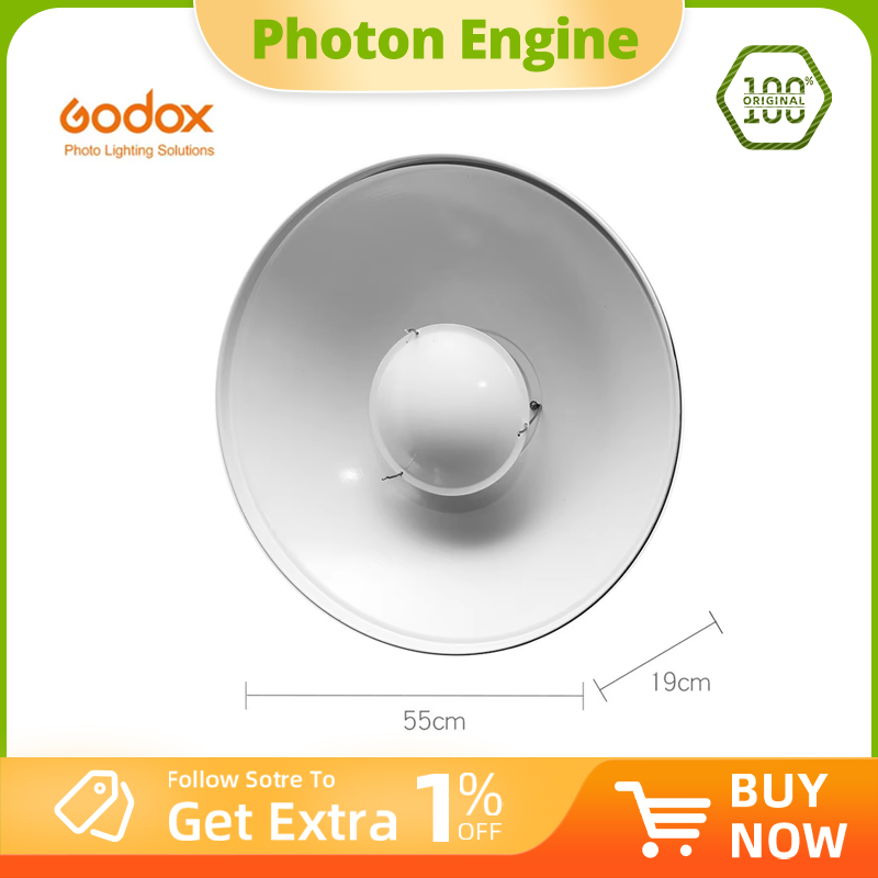 Beauty Dish 55Cm - Godox 55cm 22 inci Studio White