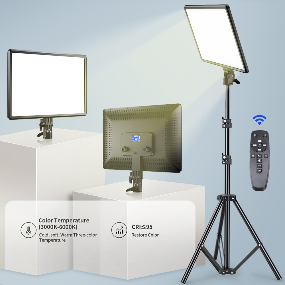 Photography Lighting Uk - Panel Lampu Video LED 10/14 Inci