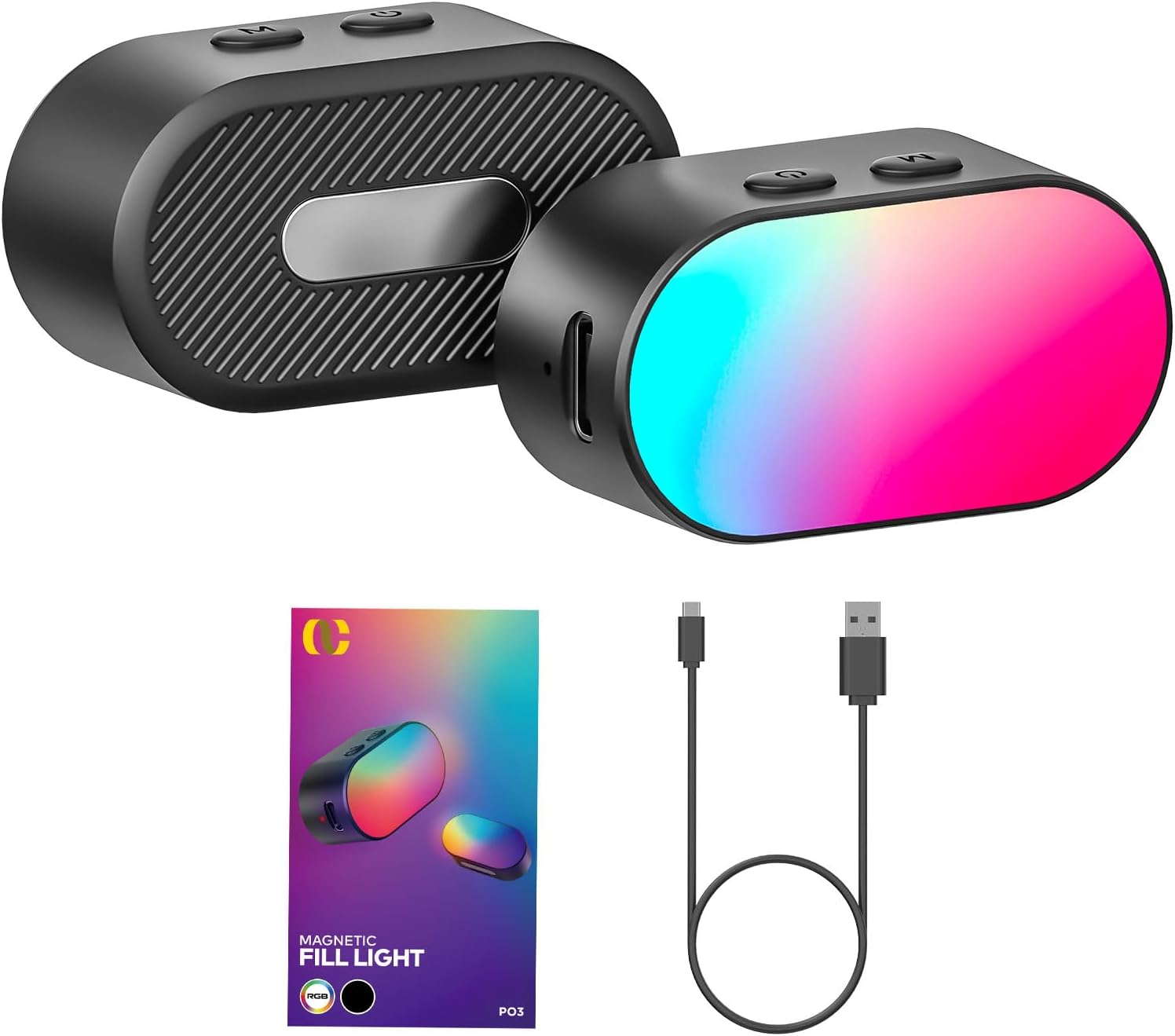 Photography Lighting Accessories - AOCHUAN Lampu Isi Magnetik RGB Mini