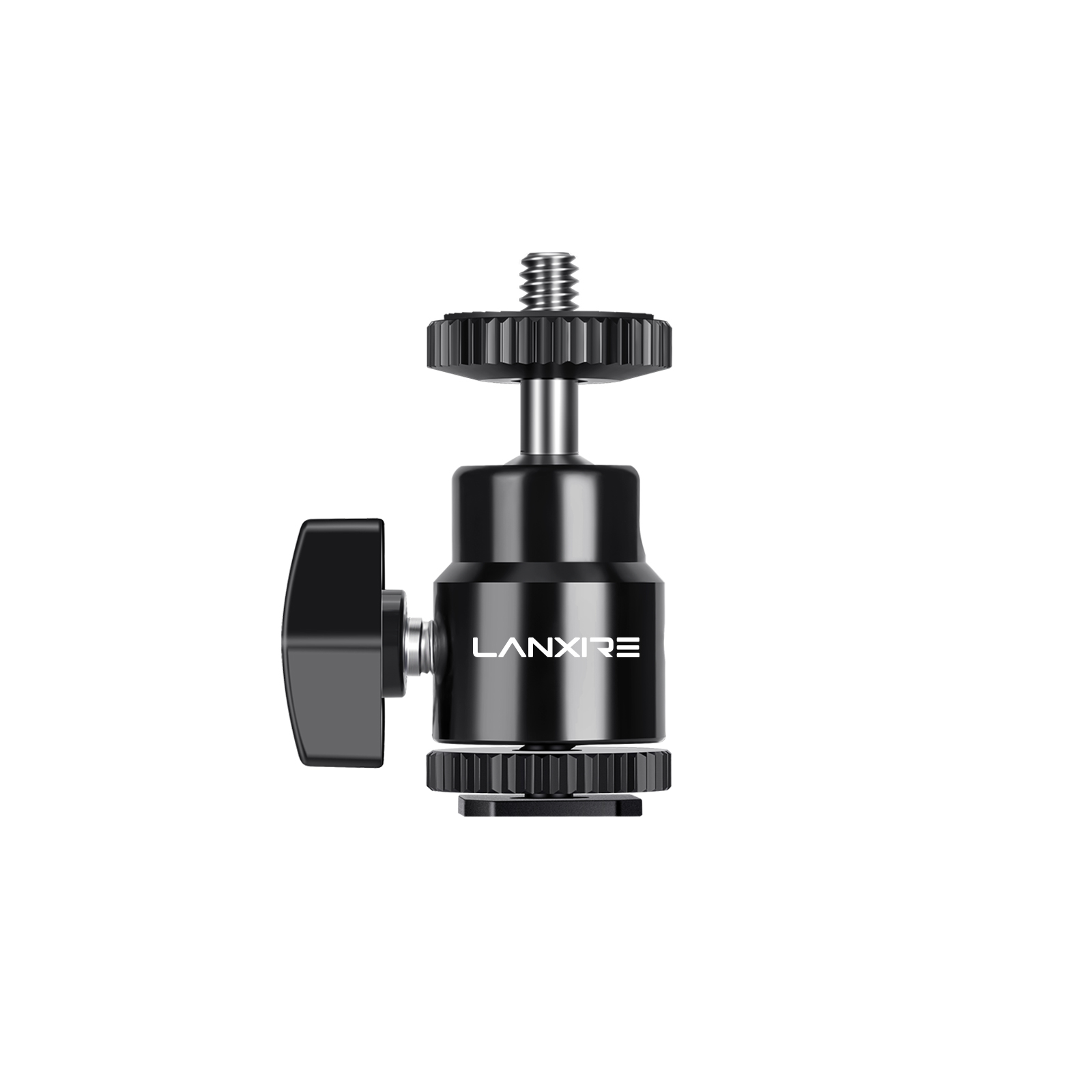Photography Lighting Rig - Adaptor Cold Shoe Lanxire Mini Ball
