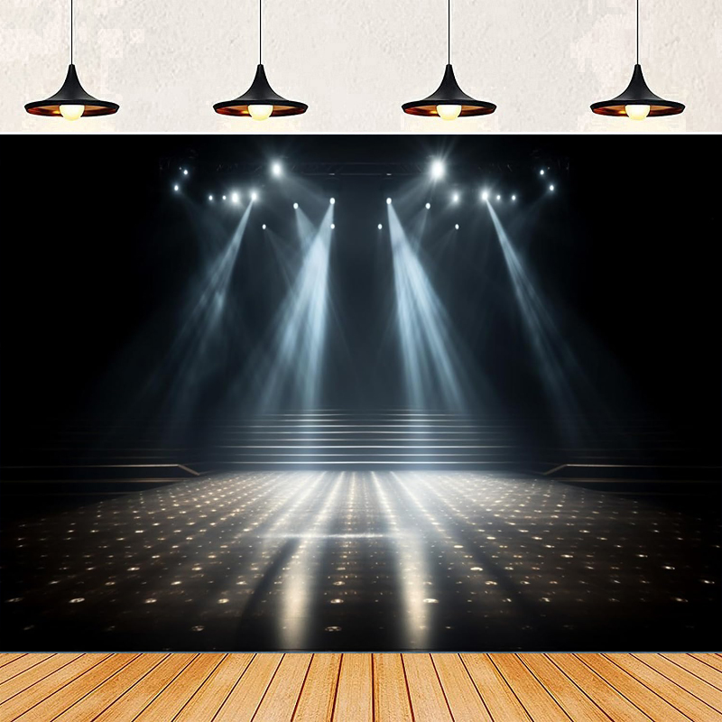 Lighting Effect In Photography - Latar Belakang Fotografi Biru Tua Lampu