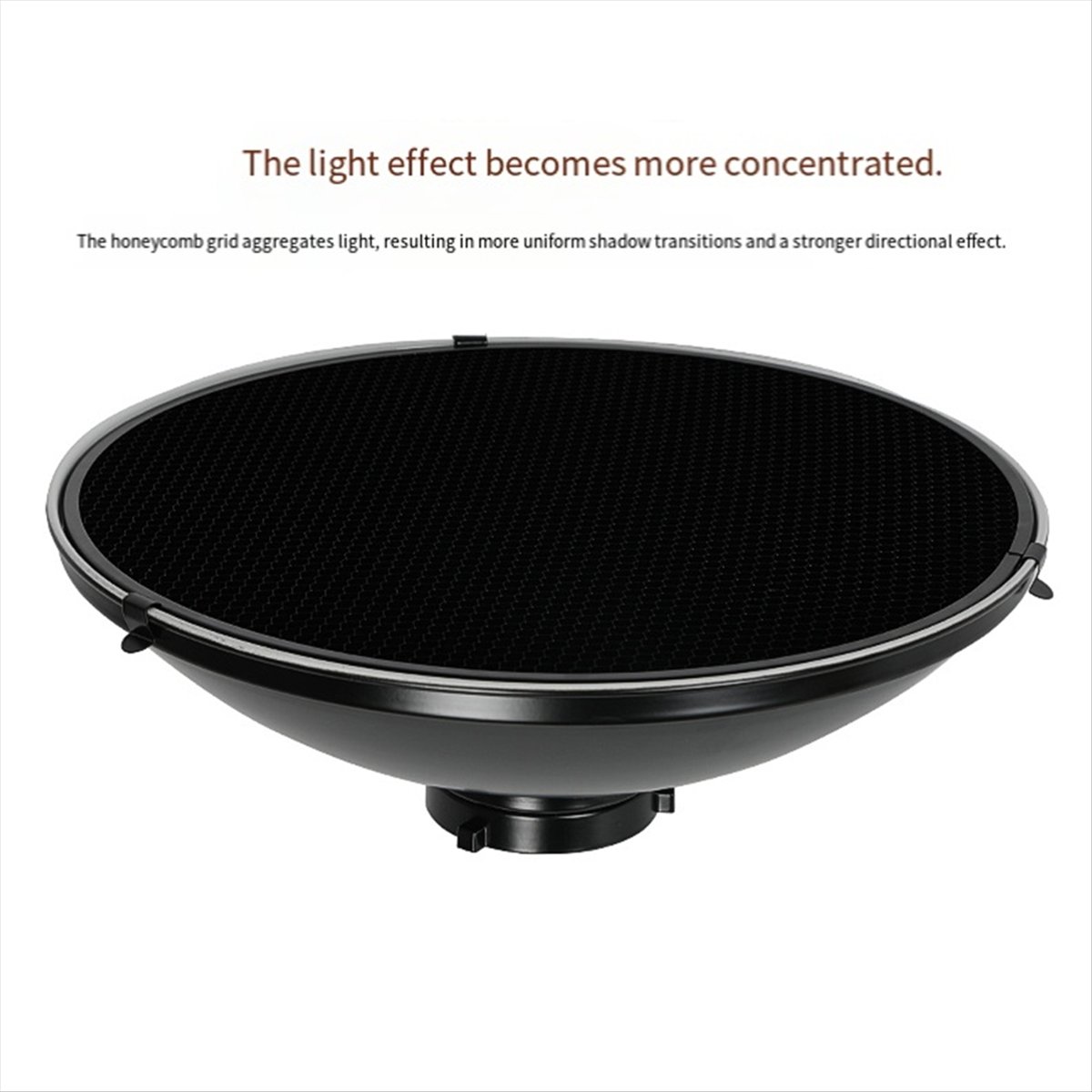 Photography Lighting Beauty Dish - N05R 30cm Beauty Dish Reflector Honeycomb