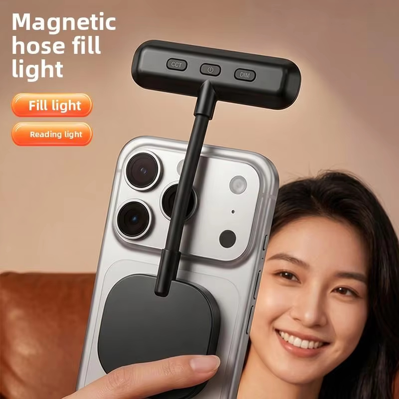 Photography Lighting Portable - Lampu Isi Ulang Magnetik untuk Ponsel,