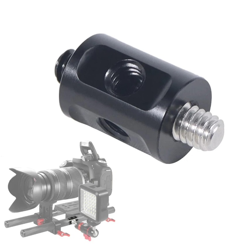 Photography Lighting Rig - Adaptor Penghubung Batang Tabung Sekrup Aluminium