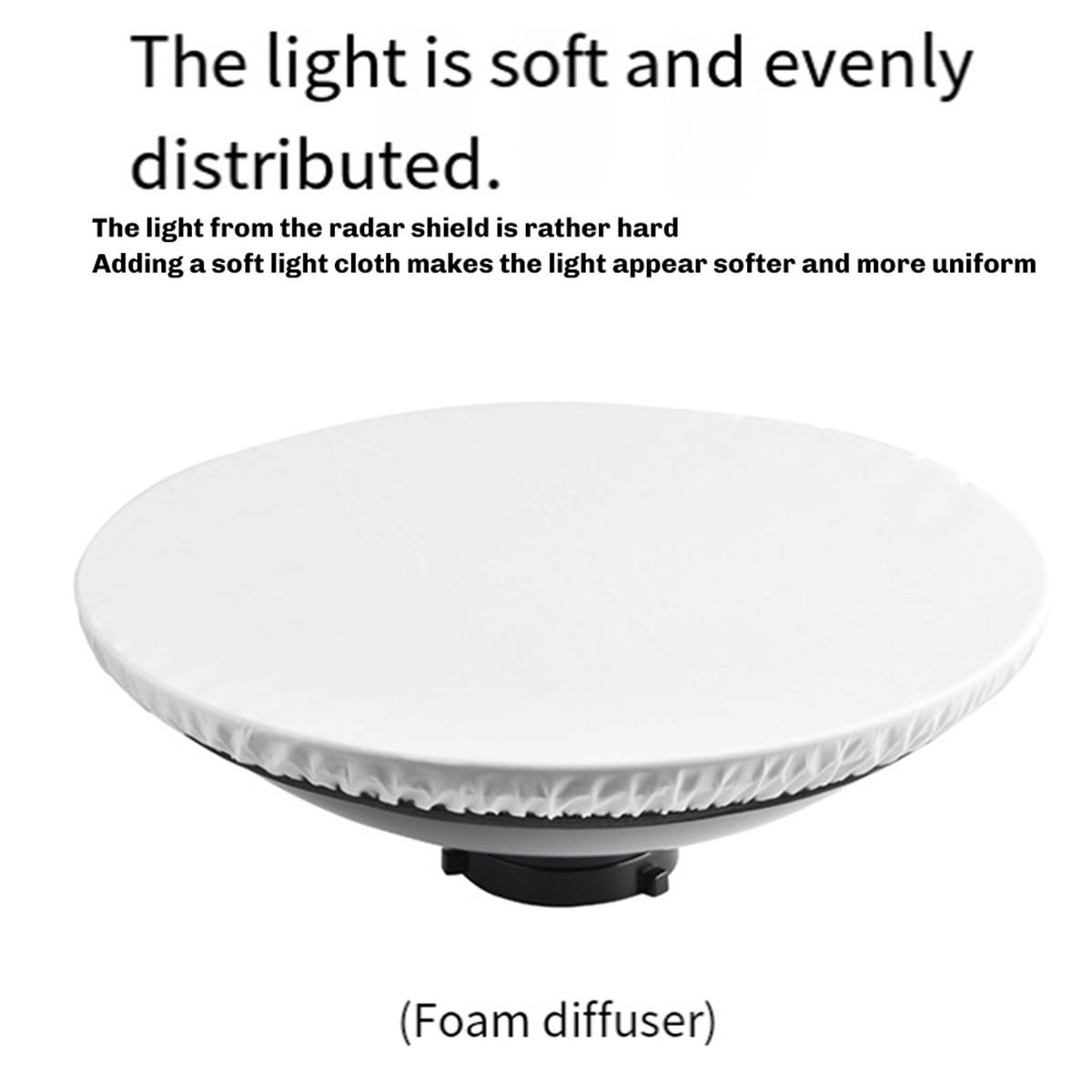 Photography Lighting Beauty Dish - AT59 30cm Kotak Sarang Lebah Reflektor