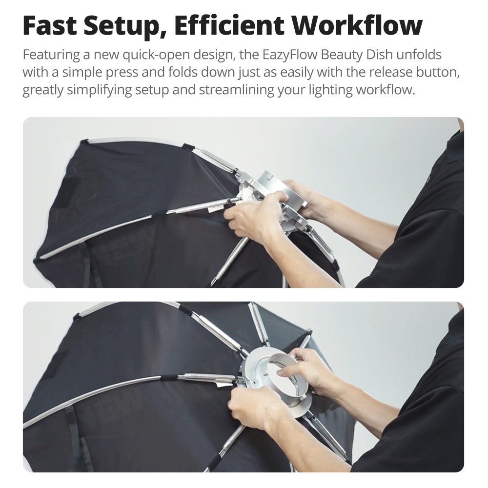 Godox 65cm 85cm EazyFlow Beaut - Photography Lighting Beauty Dish ulasan dan harga