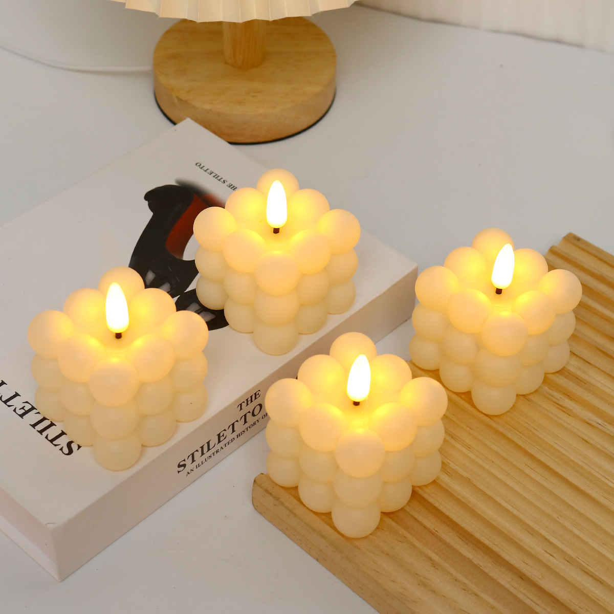 Lilin LED Kubus untuk Dekorasi - Photography Of Lighting ulasan dan harga