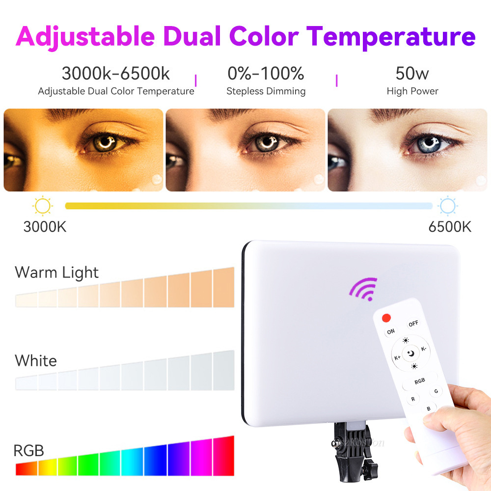 RGB 14 ''Lampu Video LED Remot - Photography Lighting Uk ulasan dan harga