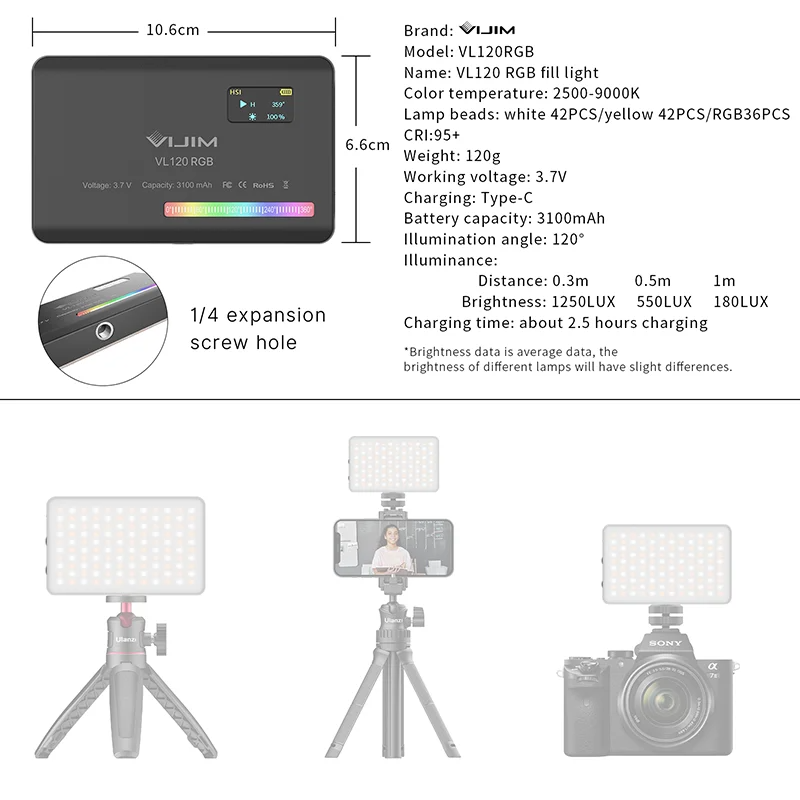 Lampu Isi RGB Saku New120 2026 - Photography Of Lighting ulasan dan harga