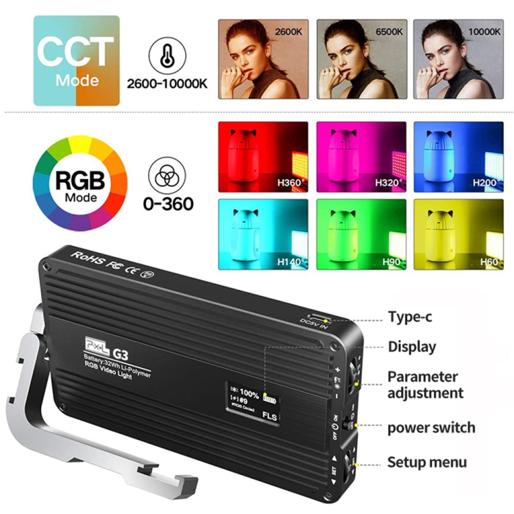 Lampu Isi RGB Panel Datar Pixe - Photography Lighting Lamp ulasan dan harga