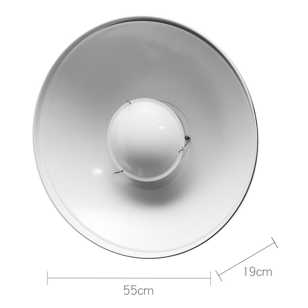 Godox 55cm 22 inci Studio Whit - Beauty Dish 55Cm ulasan dan harga