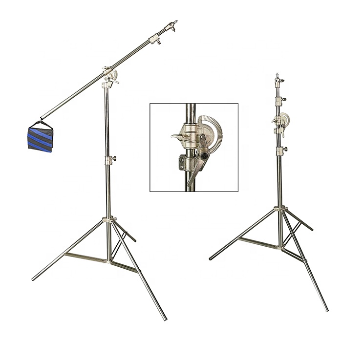 Statif Lampu 4m 2in1, Lengan B - Light Stand Sandbag ulasan dan harga