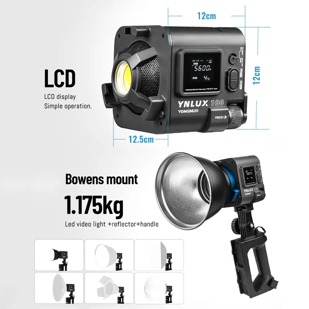 YONGNUO YNLUX100 100W 3200K-56 - Photography Of Lighting ulasan dan harga