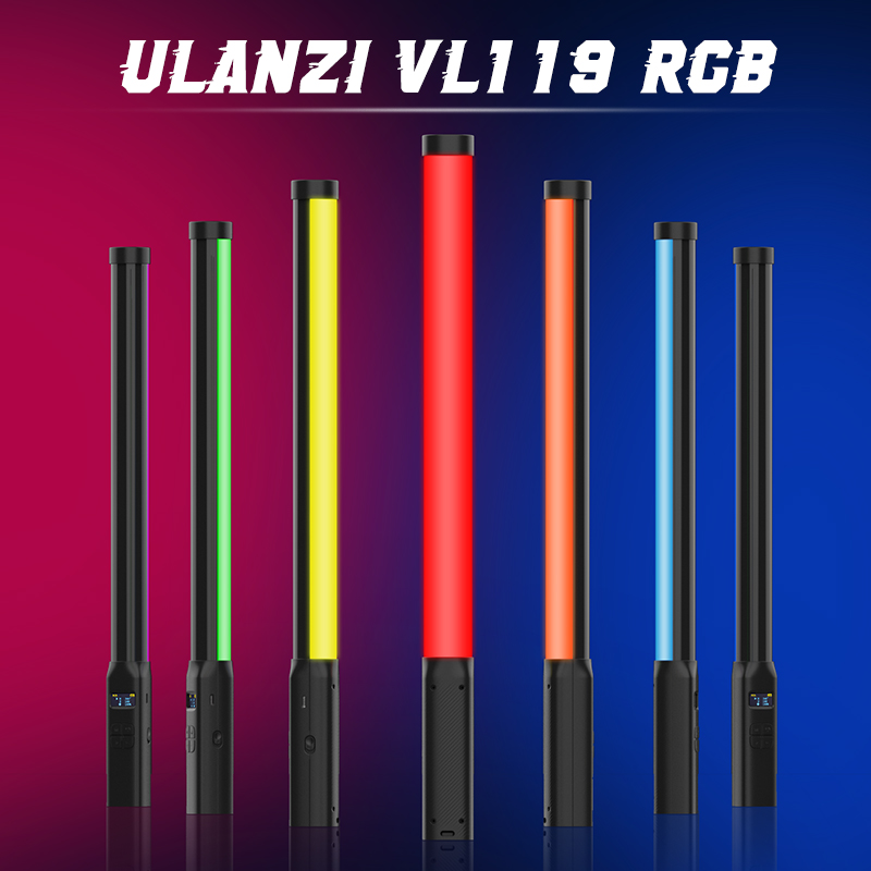 Ulanzi VL119 Lampu Stik Warna- - Photography Lighting Uk ulasan dan harga
