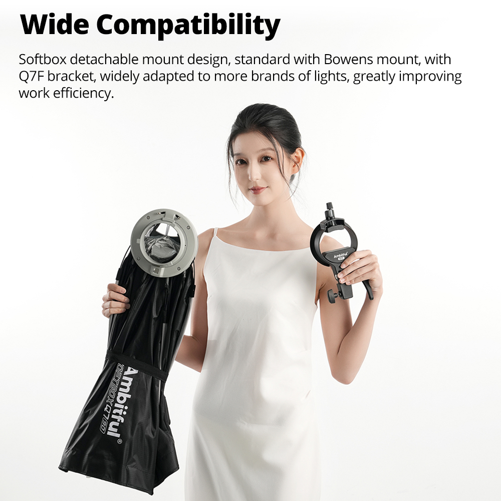 AMBITFUL 30x120cm 55cm 65cm 90 - Beauty Dish 55Cm ulasan dan harga
