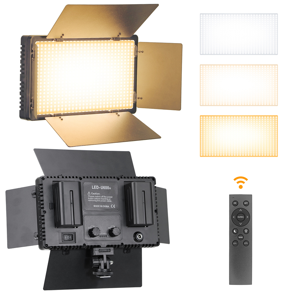 U800 600 LED Kit Lampu Panel V - Photography Lighting Uk ulasan dan harga