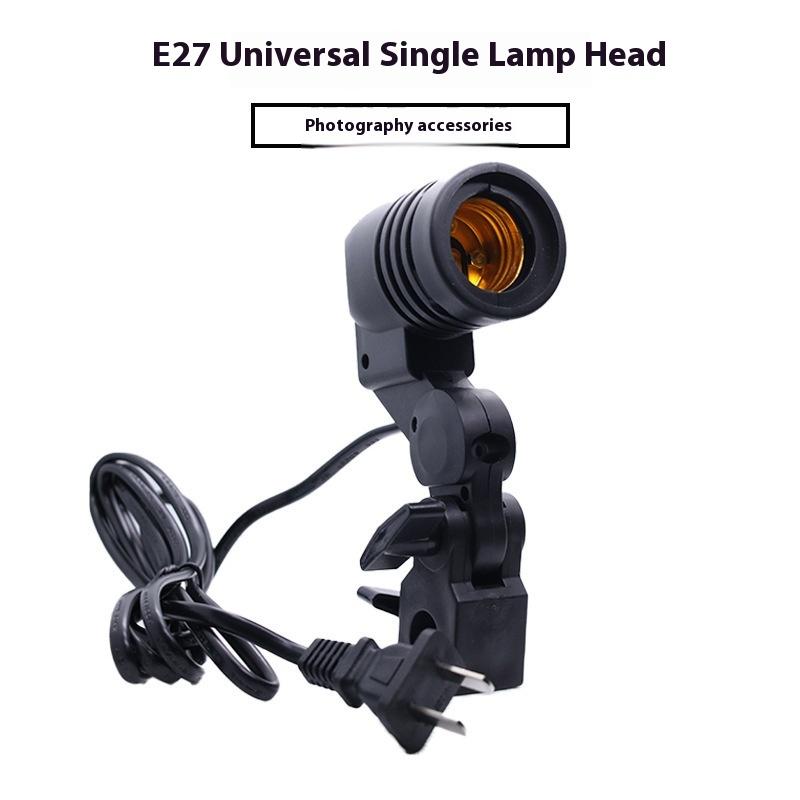 Kabel Hitam 1.8M Soket E27 Sof - Photography Lighting With Umbrella ulasan dan harga