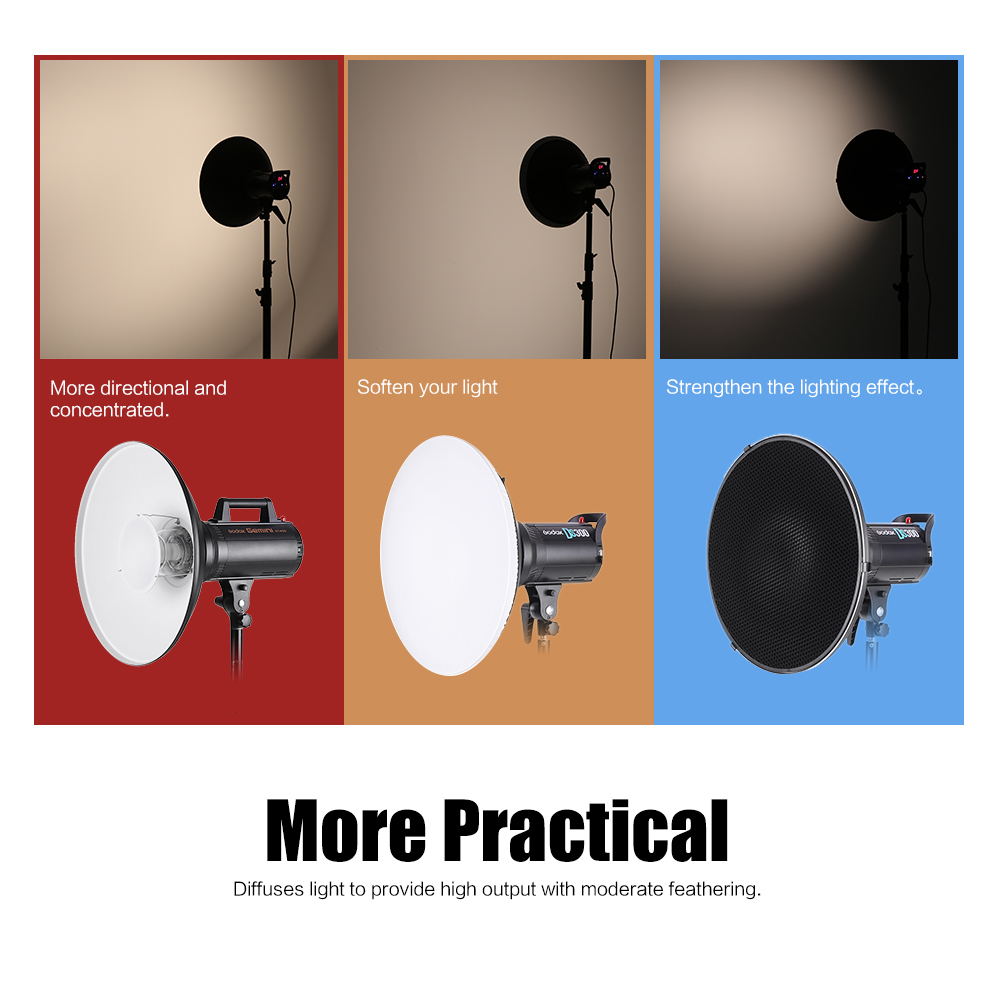 Studio Fotografi 70cm/27.6 Inc - Photography Lighting Beauty Dish ulasan dan harga