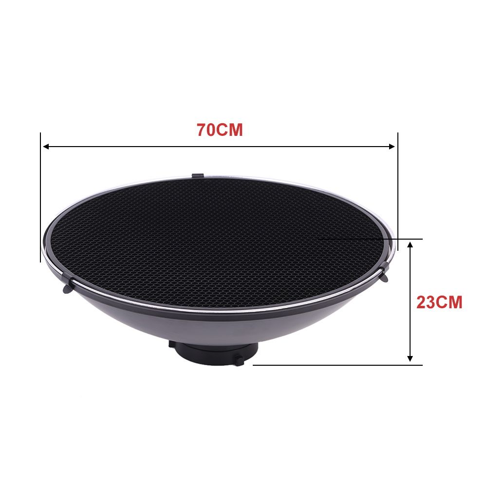 Studio Fotografi 70cm/27.6 Inc - Photography Lighting Beauty Dish ulasan dan harga