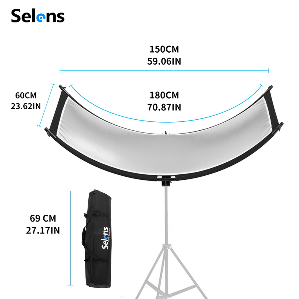 Selens Curved Light Studio Ref - Beauty Dish 55Cm ulasan dan harga