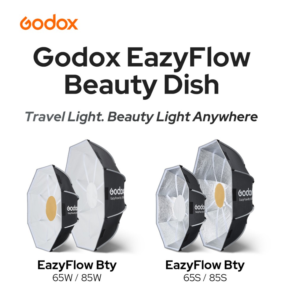 Godox EazyFlow Bty 65S/85S Bea - Photography Lighting Beauty Dish ulasan dan harga