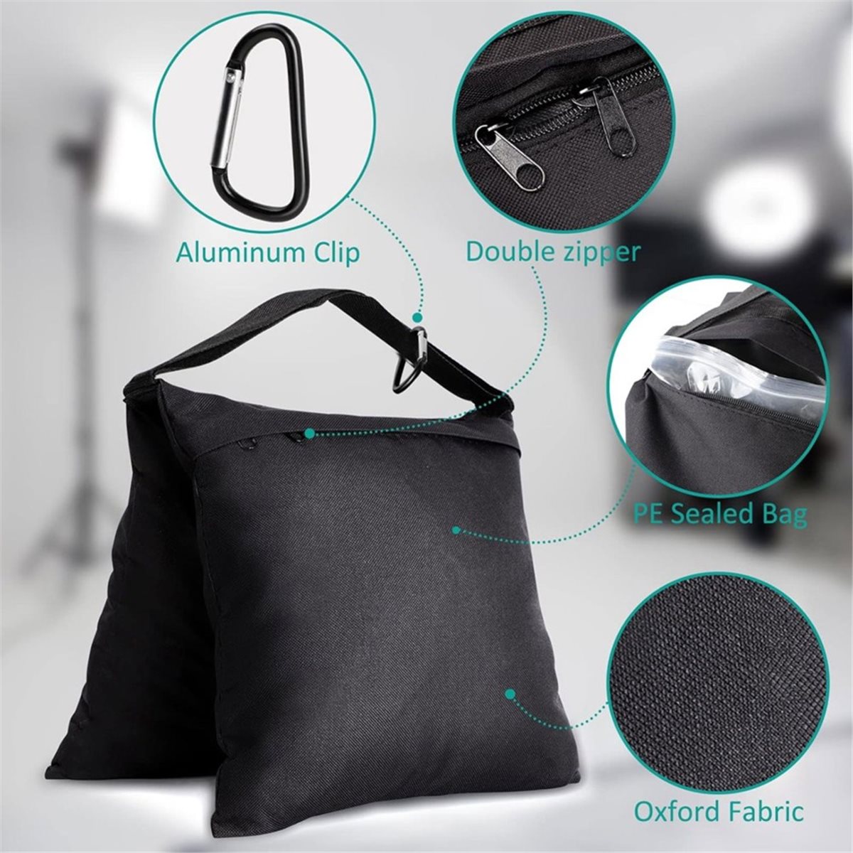 DT75BG 8 Paket Kantong Pasir u - Light Stand Sandbag ulasan dan harga