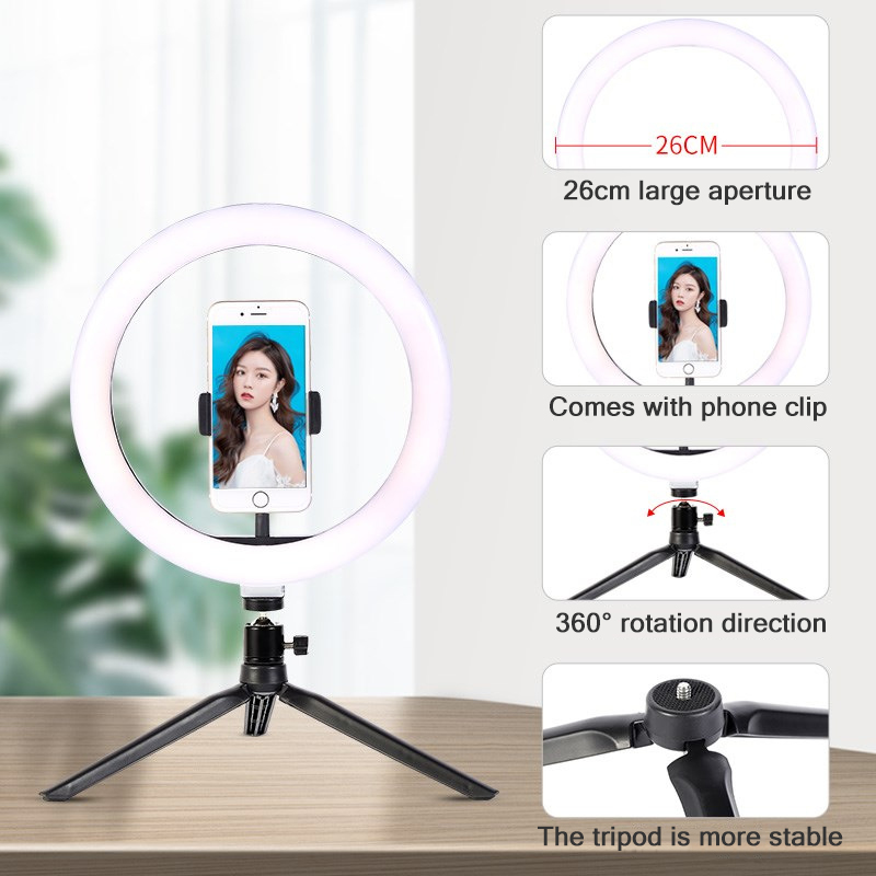 Lampu Ring Led 26cm untuk Trip - Photography Lighting With Umbrella ulasan dan harga