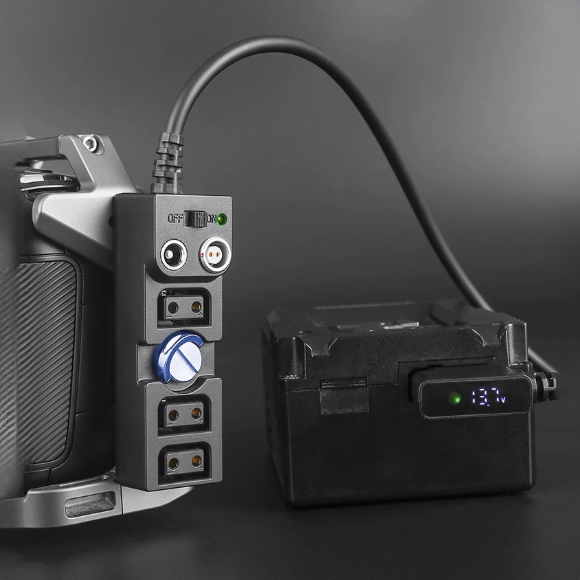 5in1 d-tap 2pin konektor melin - Photography Lighting Rig ulasan dan harga