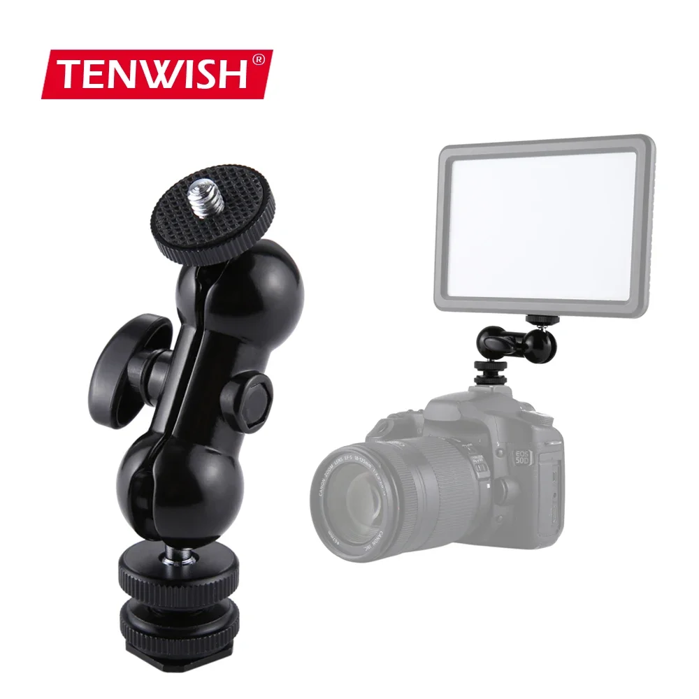 Adaptor Hot Shoe dengan Kepala - Photography Lighting Rig ulasan dan harga