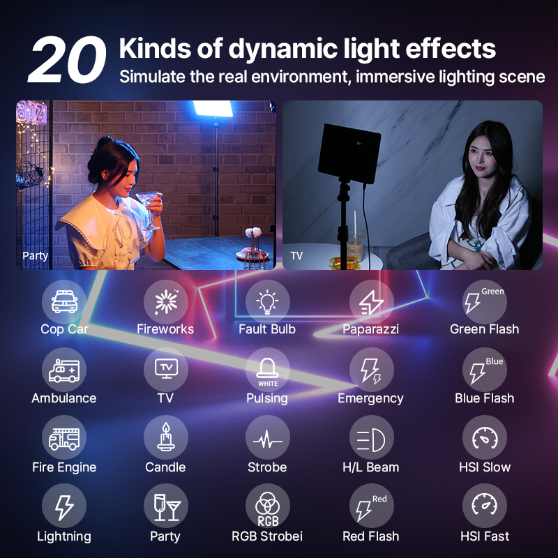 Ulanzi LT003 15W RGB Lampu Vid - Photography Lighting With Umbrella ulasan dan harga