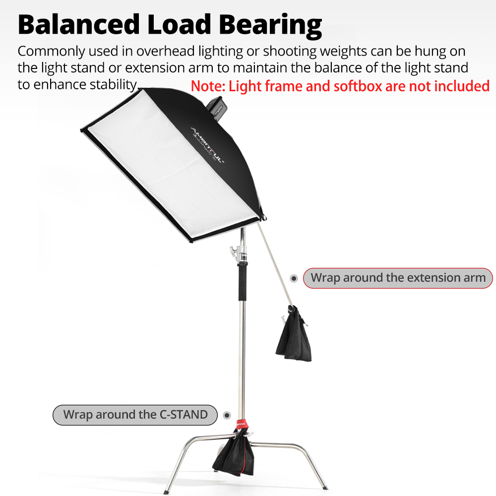 Kantong Pasir Fotografi Ambitf - Light Stand Sandbag ulasan dan harga