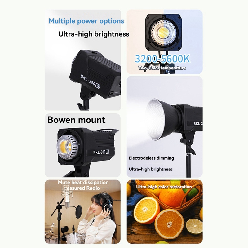 Lampu Video LED Bi 300W, Penca - Photography Of Lighting ulasan dan harga