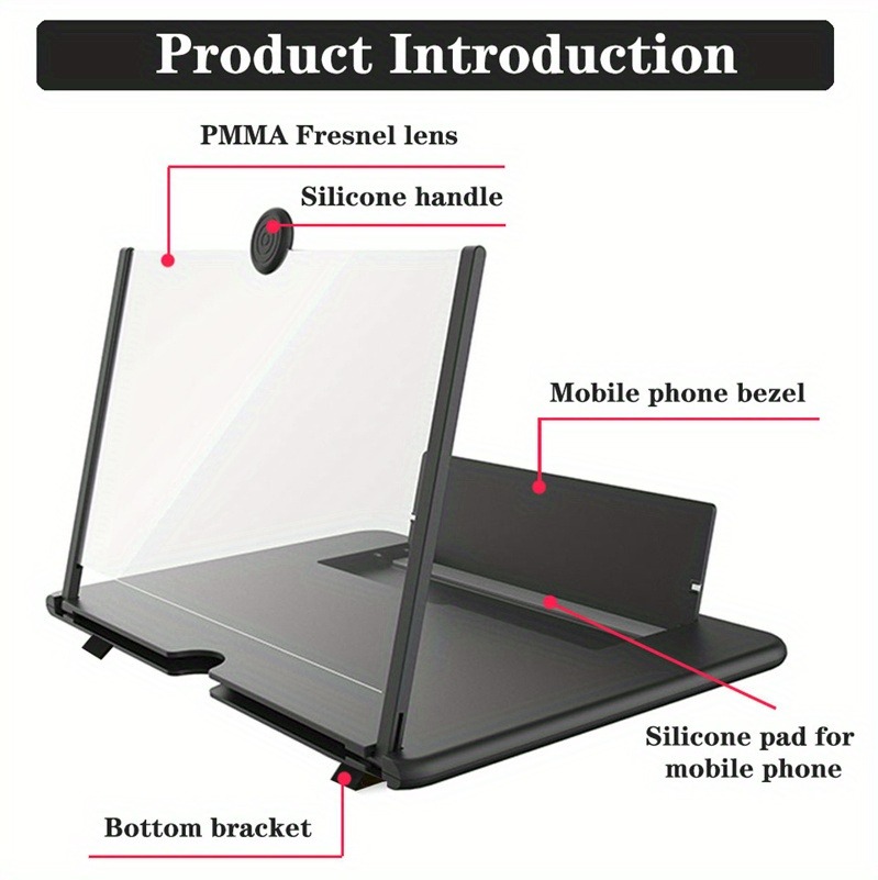 Penguat Layar Ponsel HD 10/12  - Photography Lighting Accessories ulasan dan harga